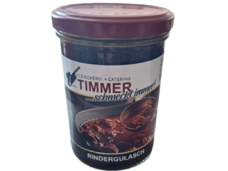 Rindergulasch im Glas